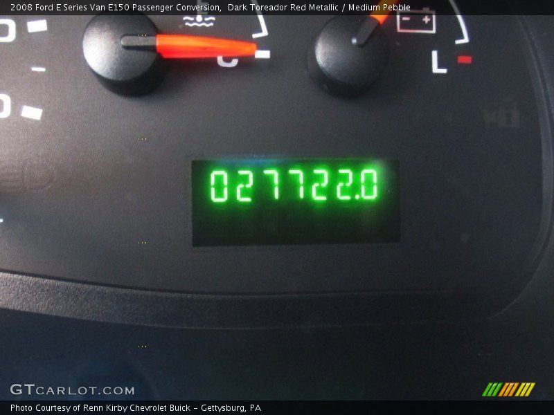 Dark Toreador Red Metallic / Medium Pebble 2008 Ford E Series Van E150 Passenger Conversion