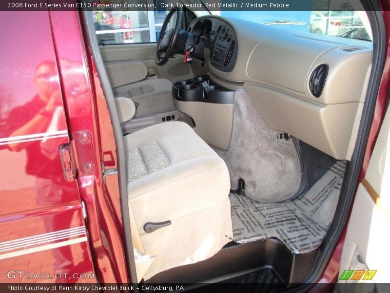 Dark Toreador Red Metallic / Medium Pebble 2008 Ford E Series Van E150 Passenger Conversion
