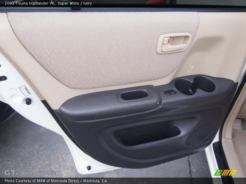 Super White / Ivory 2003 Toyota Highlander V6