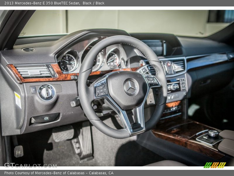 Black / Black 2013 Mercedes-Benz E 350 BlueTEC Sedan