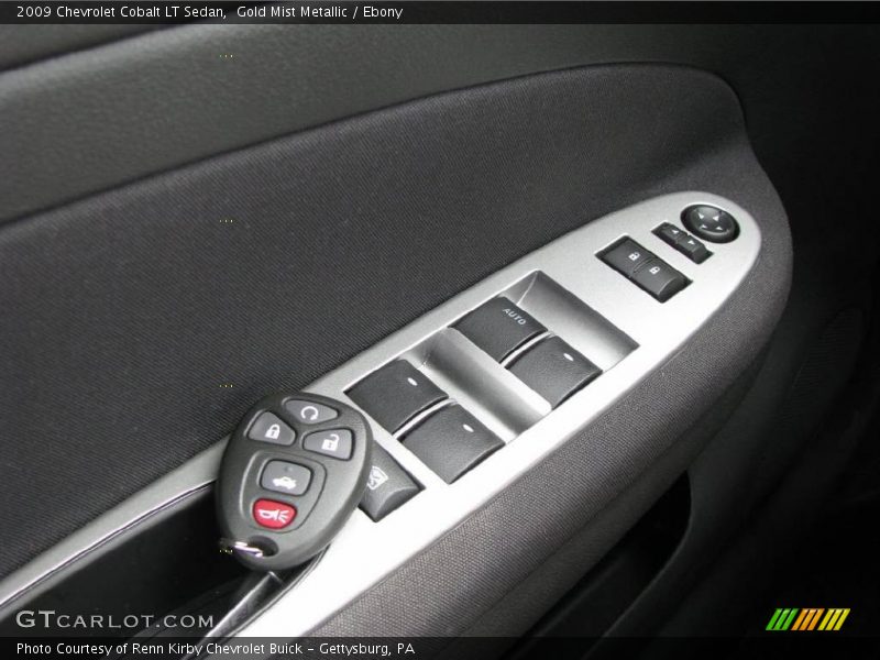 Gold Mist Metallic / Ebony 2009 Chevrolet Cobalt LT Sedan