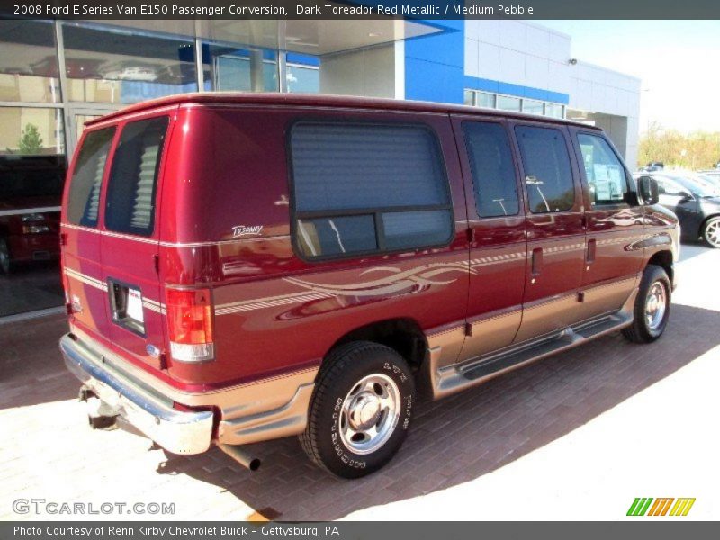  2008 E Series Van E150 Passenger Conversion Dark Toreador Red Metallic