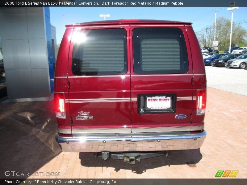 Dark Toreador Red Metallic / Medium Pebble 2008 Ford E Series Van E150 Passenger Conversion
