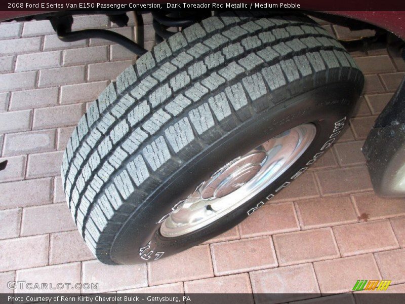 Dark Toreador Red Metallic / Medium Pebble 2008 Ford E Series Van E150 Passenger Conversion