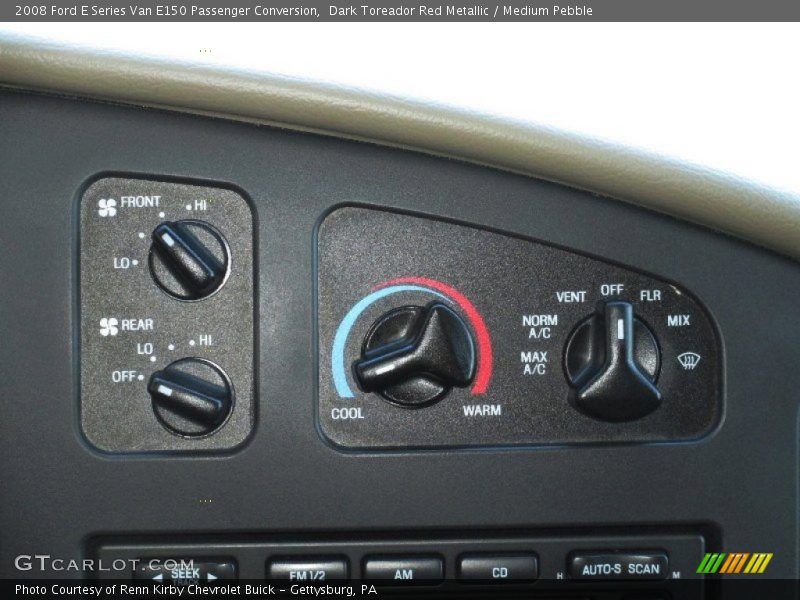 Controls of 2008 E Series Van E150 Passenger Conversion