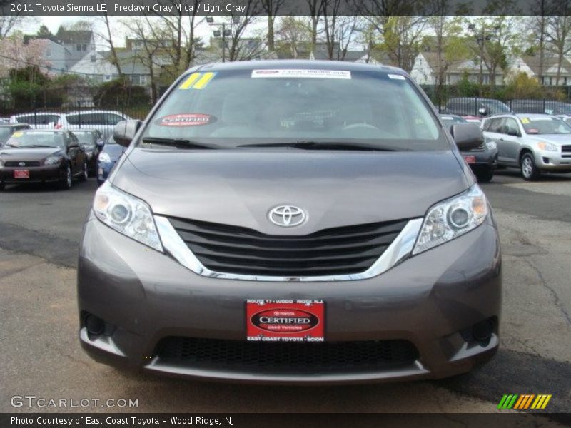 Predawn Gray Mica / Light Gray 2011 Toyota Sienna LE