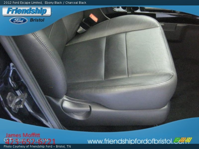 Ebony Black / Charcoal Black 2012 Ford Escape Limited