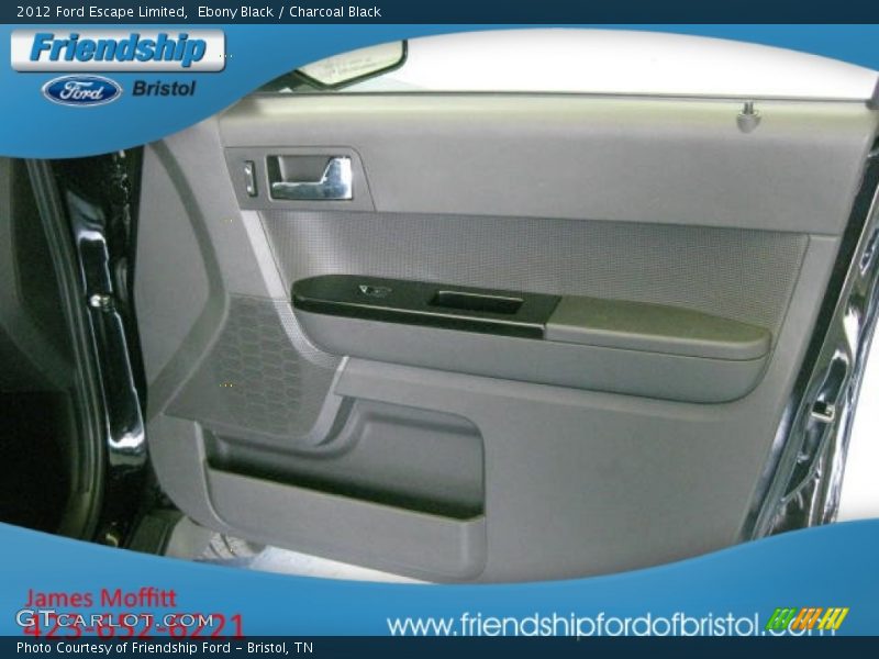 Ebony Black / Charcoal Black 2012 Ford Escape Limited