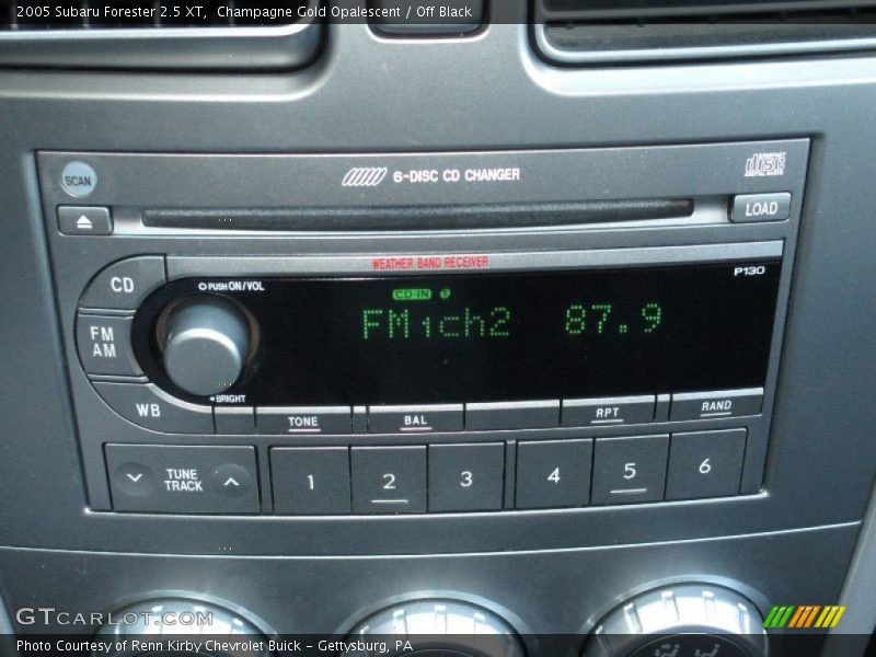Champagne Gold Opalescent / Off Black 2005 Subaru Forester 2.5 XT
