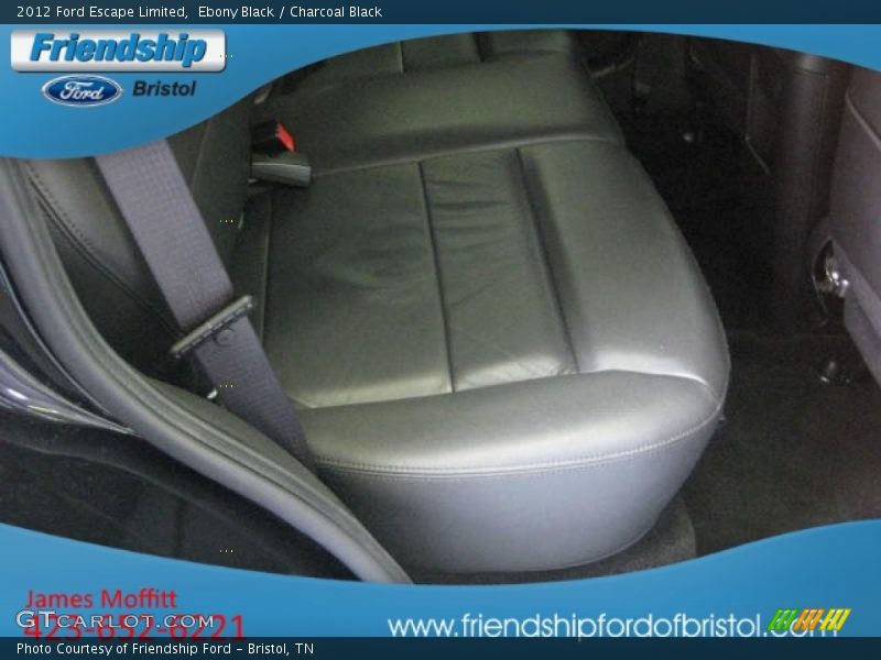 Ebony Black / Charcoal Black 2012 Ford Escape Limited