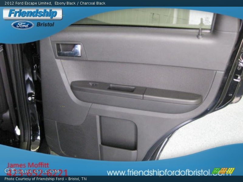 Ebony Black / Charcoal Black 2012 Ford Escape Limited