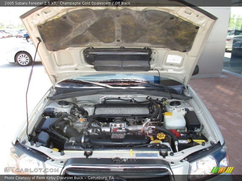 Champagne Gold Opalescent / Off Black 2005 Subaru Forester 2.5 XT