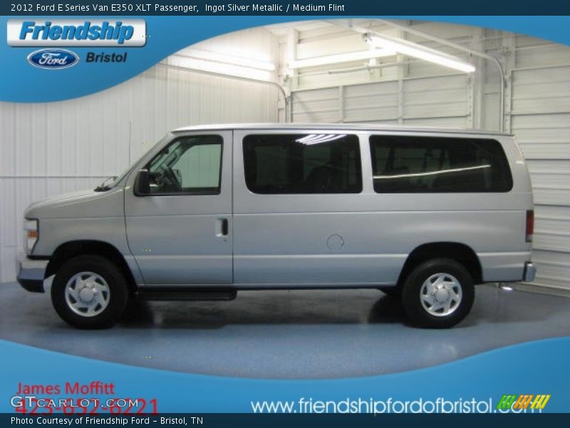 Ingot Silver Metallic / Medium Flint 2012 Ford E Series Van E350 XLT Passenger