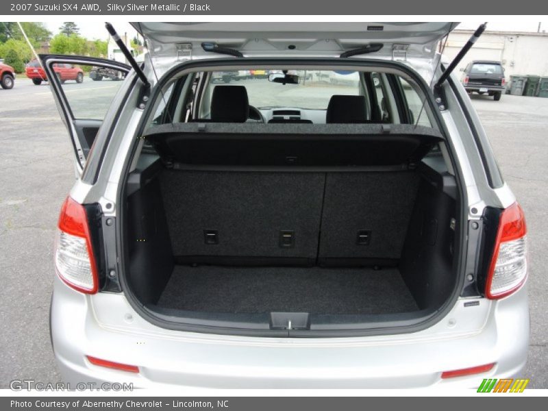 Silky Silver Metallic / Black 2007 Suzuki SX4 AWD