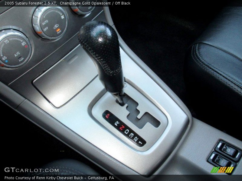 Champagne Gold Opalescent / Off Black 2005 Subaru Forester 2.5 XT
