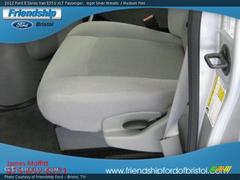 Ingot Silver Metallic / Medium Flint 2012 Ford E Series Van E350 XLT Passenger