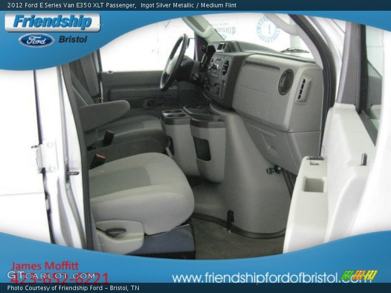 Ingot Silver Metallic / Medium Flint 2012 Ford E Series Van E350 XLT Passenger