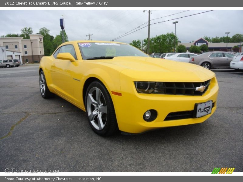 Rally Yellow / Gray 2012 Chevrolet Camaro LT/RS Coupe