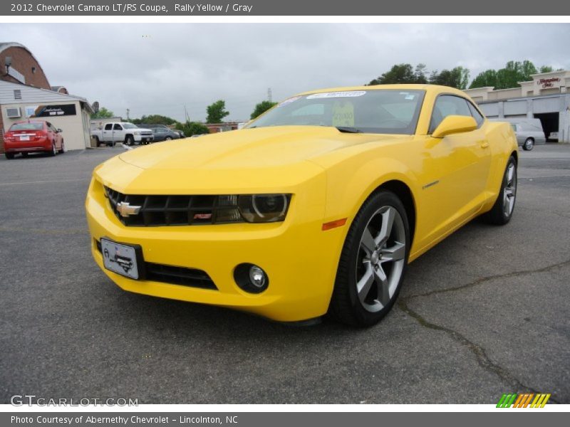 Rally Yellow / Gray 2012 Chevrolet Camaro LT/RS Coupe
