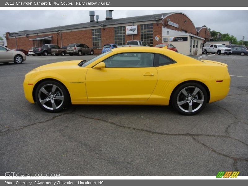 Rally Yellow / Gray 2012 Chevrolet Camaro LT/RS Coupe