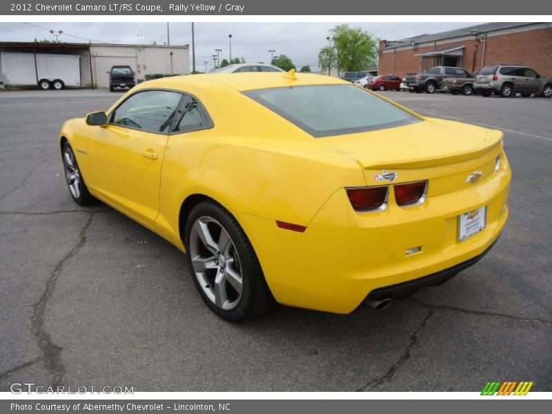 Rally Yellow / Gray 2012 Chevrolet Camaro LT/RS Coupe