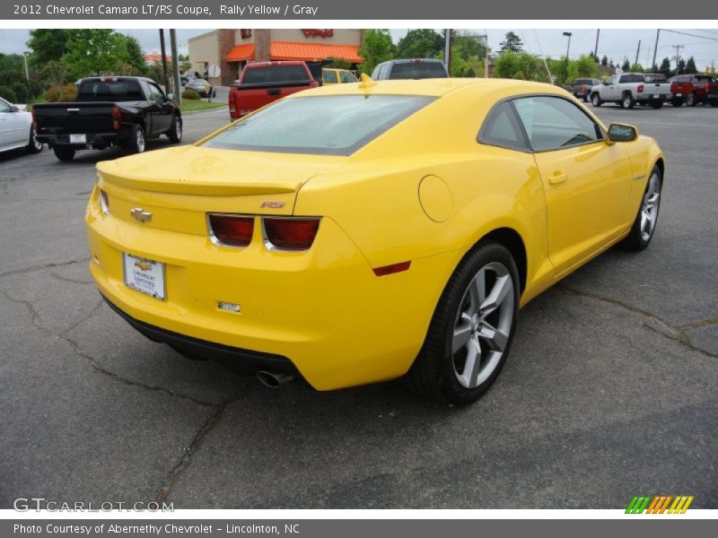 Rally Yellow / Gray 2012 Chevrolet Camaro LT/RS Coupe