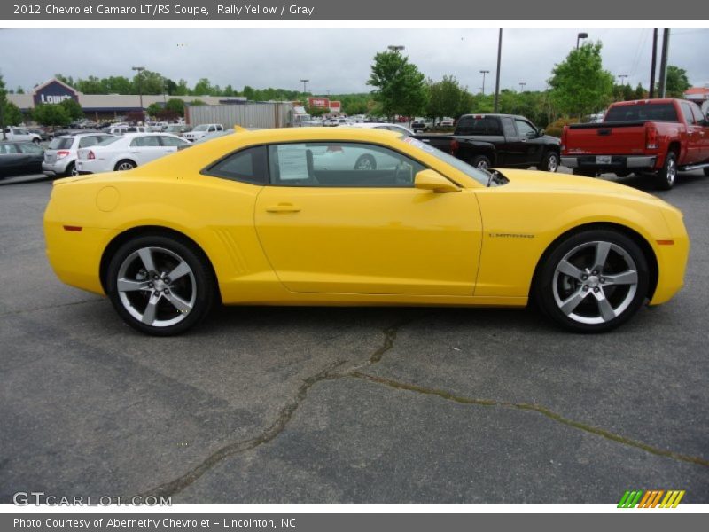 Rally Yellow / Gray 2012 Chevrolet Camaro LT/RS Coupe
