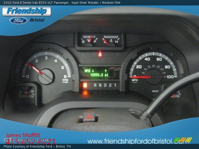 Ingot Silver Metallic / Medium Flint 2012 Ford E Series Van E350 XLT Passenger