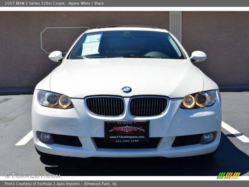 Alpine White / Black 2007 BMW 3 Series 328xi Coupe
