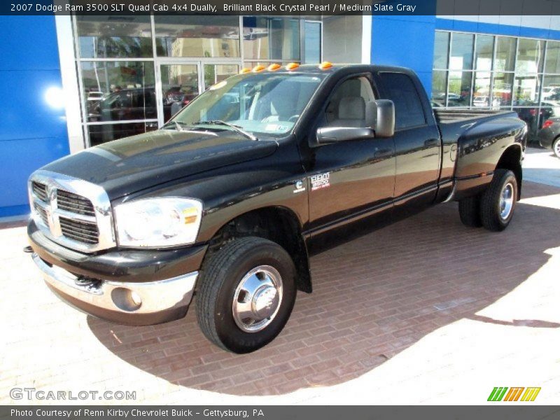 Front 3/4 View of 2007 Ram 3500 SLT Quad Cab 4x4 Dually