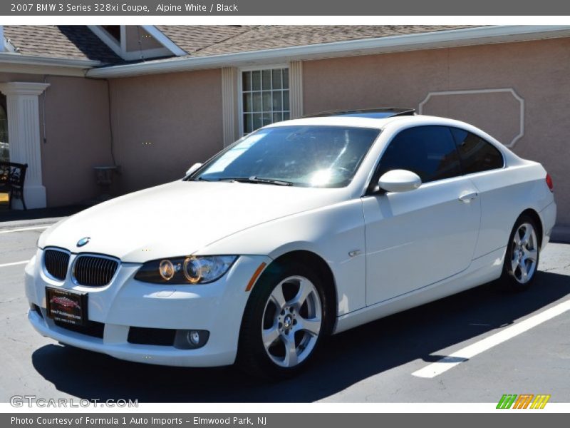 Alpine White / Black 2007 BMW 3 Series 328xi Coupe