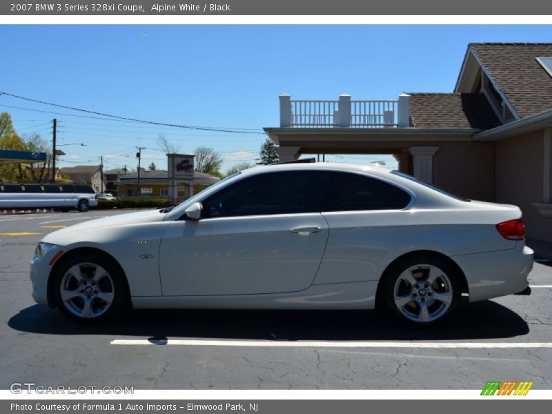 Alpine White / Black 2007 BMW 3 Series 328xi Coupe