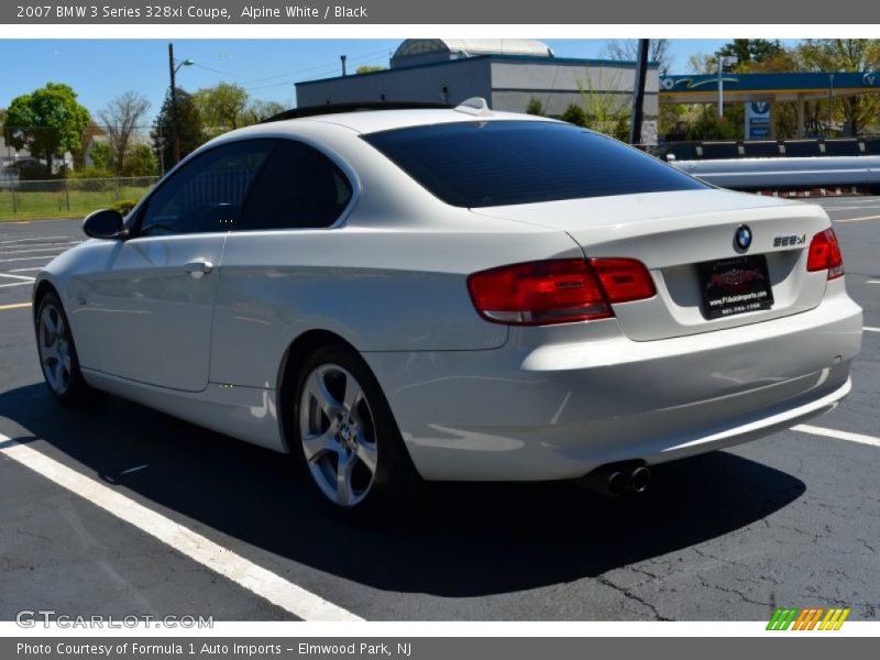 Alpine White / Black 2007 BMW 3 Series 328xi Coupe
