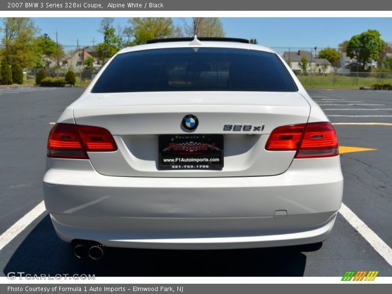 Alpine White / Black 2007 BMW 3 Series 328xi Coupe