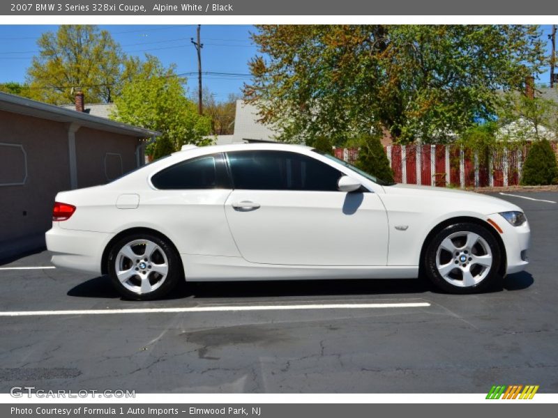 Alpine White / Black 2007 BMW 3 Series 328xi Coupe