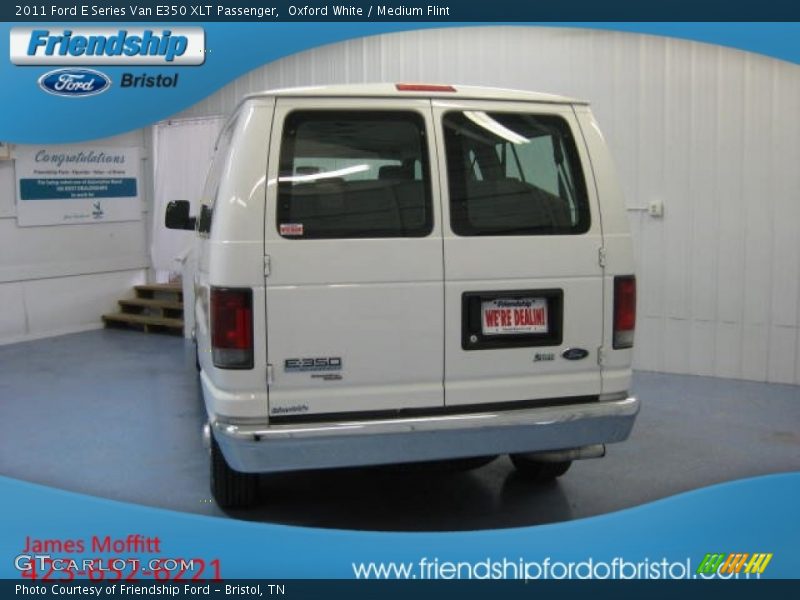 Oxford White / Medium Flint 2011 Ford E Series Van E350 XLT Passenger