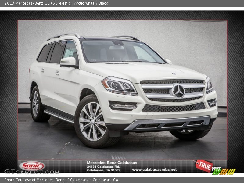 Arctic White / Black 2013 Mercedes-Benz GL 450 4Matic