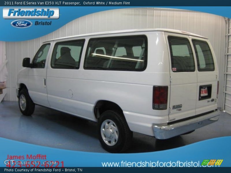 Oxford White / Medium Flint 2011 Ford E Series Van E350 XLT Passenger