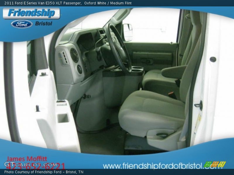 Oxford White / Medium Flint 2011 Ford E Series Van E350 XLT Passenger