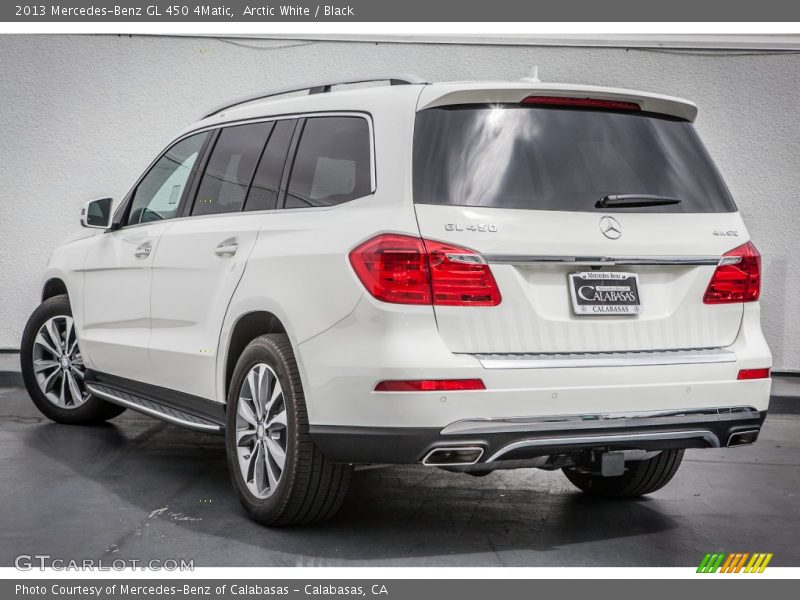 Arctic White / Black 2013 Mercedes-Benz GL 450 4Matic