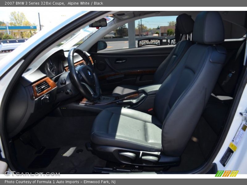 Alpine White / Black 2007 BMW 3 Series 328xi Coupe
