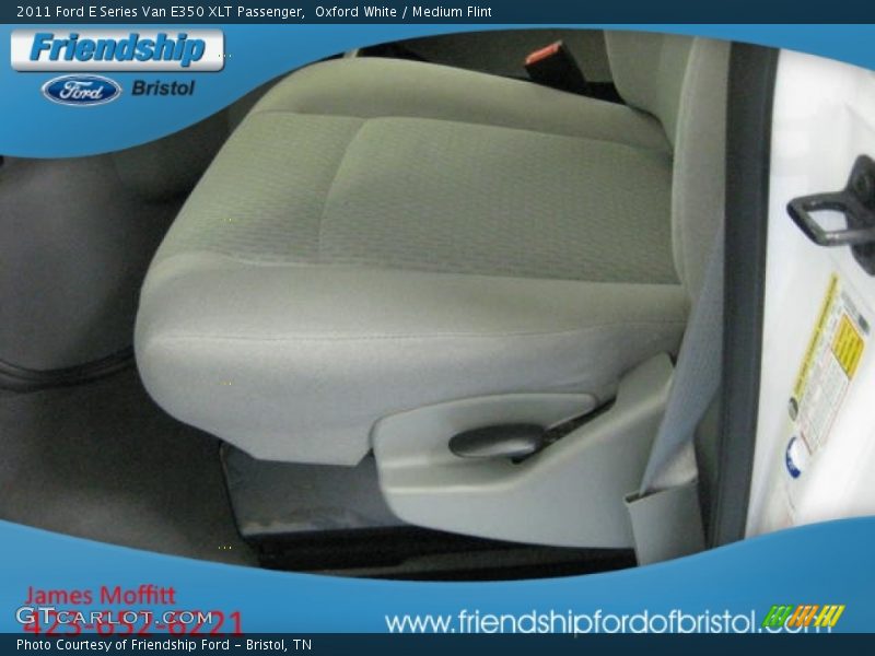 Oxford White / Medium Flint 2011 Ford E Series Van E350 XLT Passenger