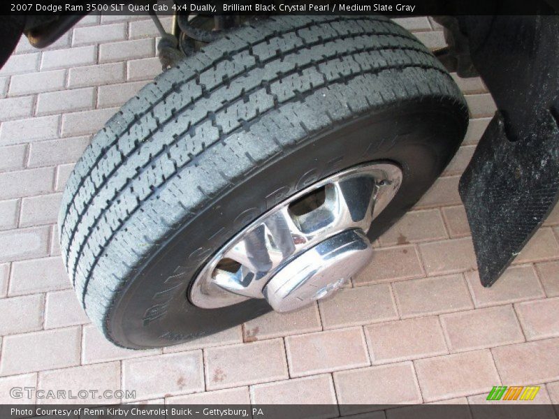 Brilliant Black Crystal Pearl / Medium Slate Gray 2007 Dodge Ram 3500 SLT Quad Cab 4x4 Dually