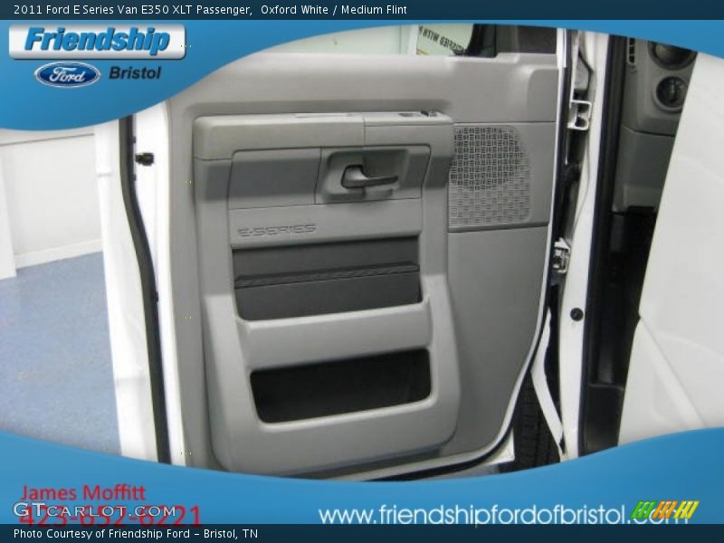 Oxford White / Medium Flint 2011 Ford E Series Van E350 XLT Passenger