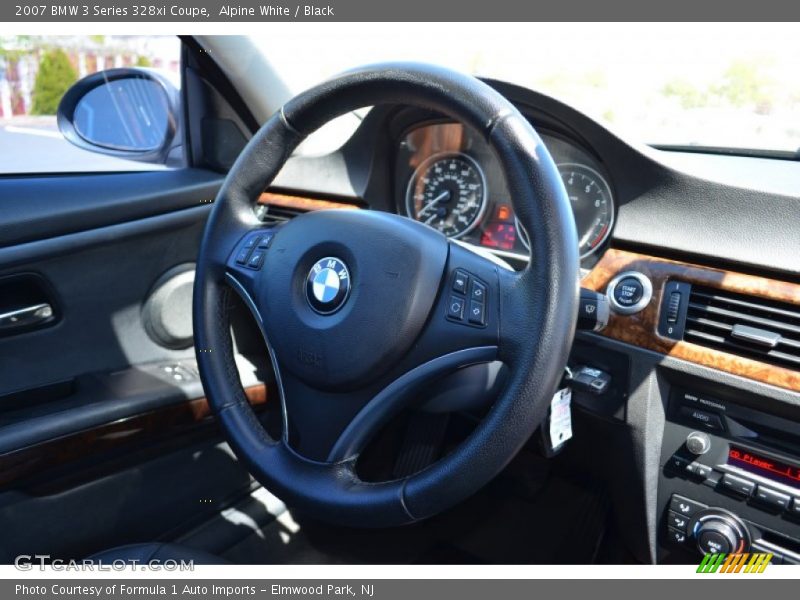 Alpine White / Black 2007 BMW 3 Series 328xi Coupe