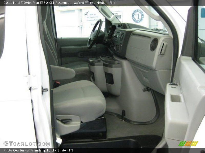 Oxford White / Medium Flint 2011 Ford E Series Van E350 XLT Passenger