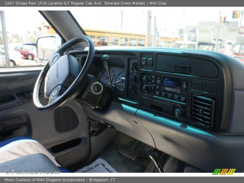 Emerald Green Metallic / Mist Gray 1997 Dodge Ram 1500 Laramie SLT Regular Cab 4x4