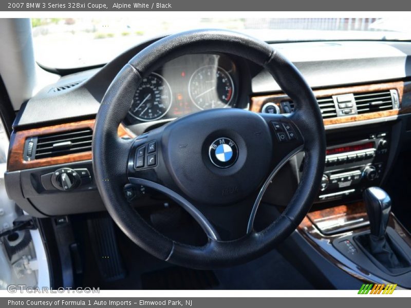 Alpine White / Black 2007 BMW 3 Series 328xi Coupe