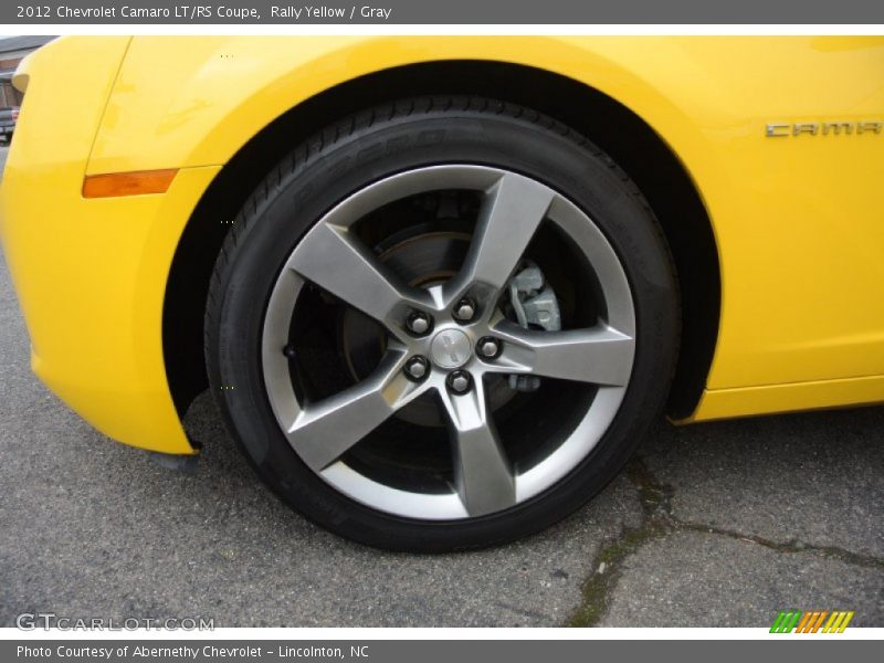 Rally Yellow / Gray 2012 Chevrolet Camaro LT/RS Coupe
