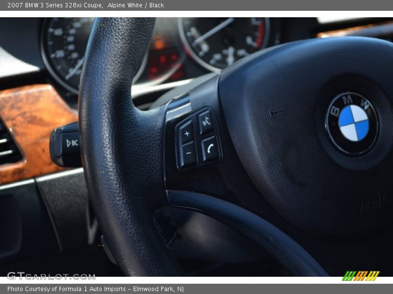 Alpine White / Black 2007 BMW 3 Series 328xi Coupe